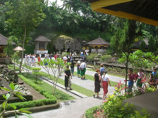 private driver for Goa Gajah tour
