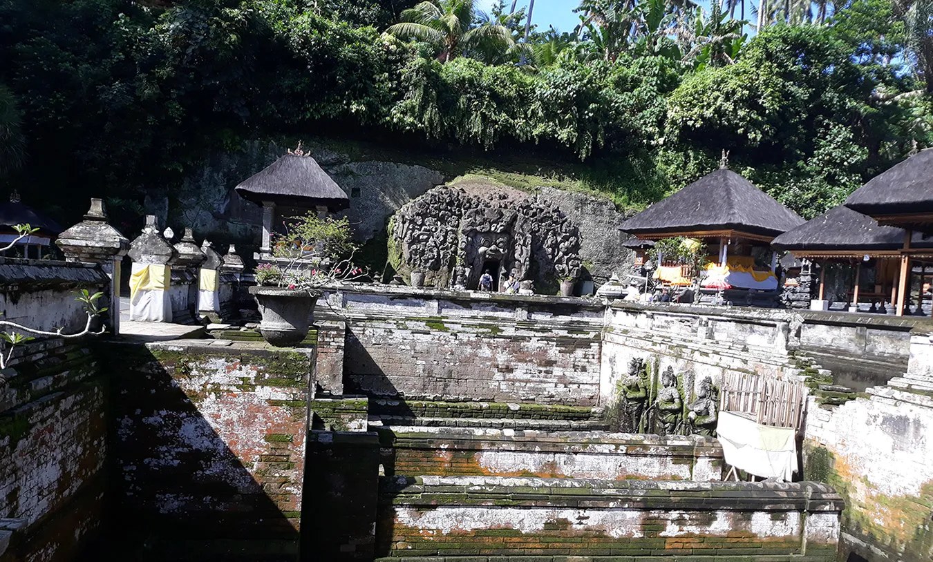 Goa Gajah Elephant Cave Ubud Bali temple tour